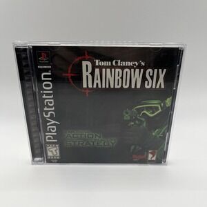 Tom Clancy's Rainbow Six (Sony PlayStation 1, 1999) CIB PS1 w/ Manual
